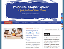 Tablet Screenshot of financecareadvice.com